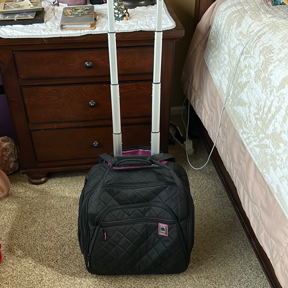 Delsey Underseat Rolling Carry-On Luggage